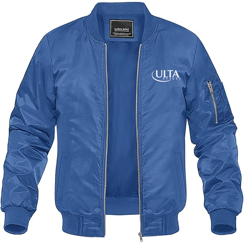Men's Ulta Beauty  Lightweight Bomber Jacket Windbreaker Softshell Varsity Jacket Coat